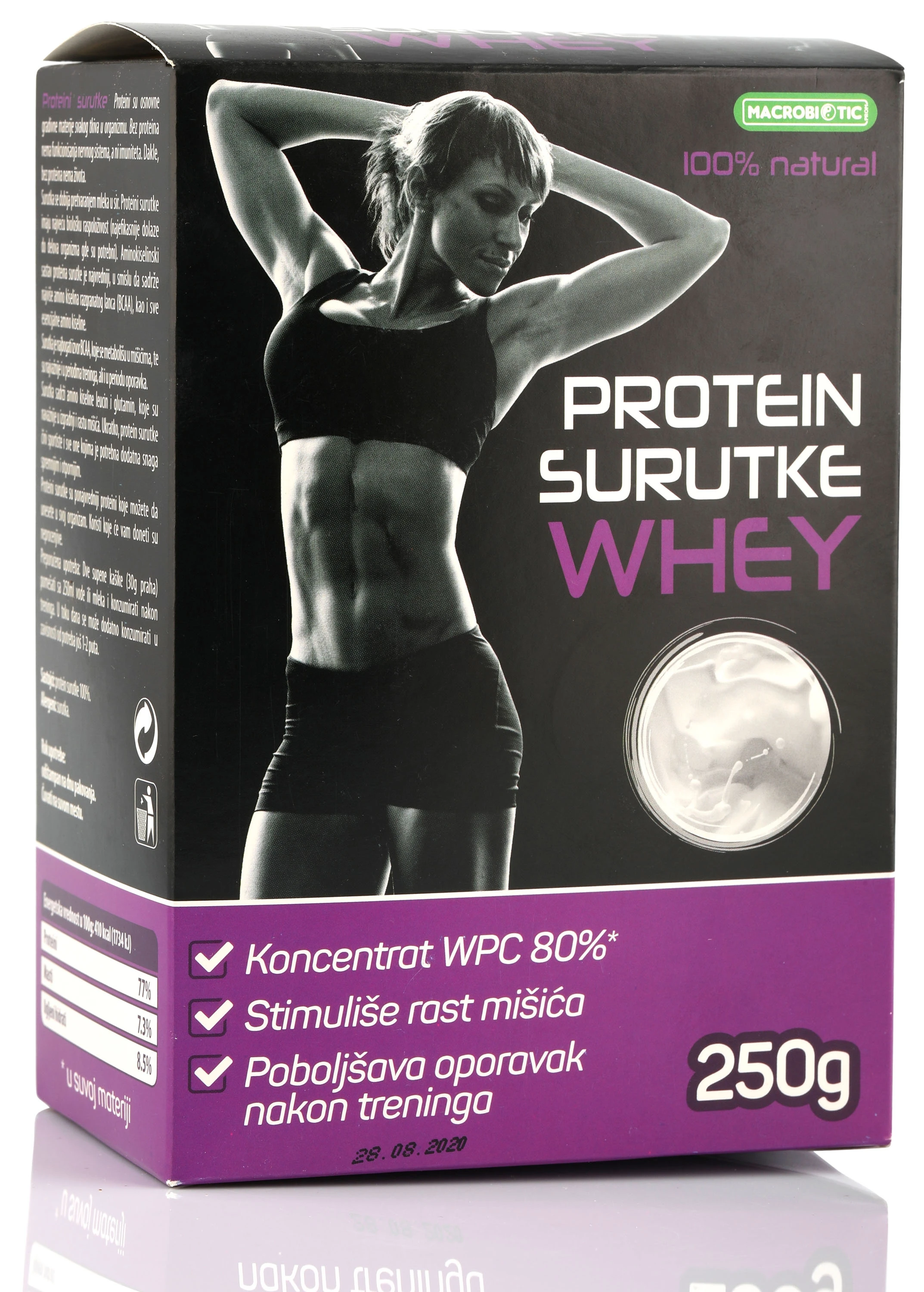 Protein surutke 250 g Macrobiotic Prom